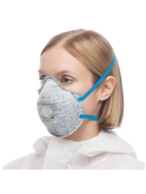 Полумаска фильтрующая UNIX Air 612V FFP2 R D/В0/Е0 3шт/уп