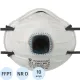 Полумаска фильтрующая TOPFORT 212 с кл FFP1 до 4ПДК 10шт/уп
