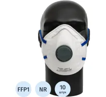 Полумаска фильтрующая PHSV 2011 с кл FFP1 до 4ПДК,(XL) 10шт/уп