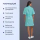 Халат жен м09 св. мор.волн 96-100/158-164