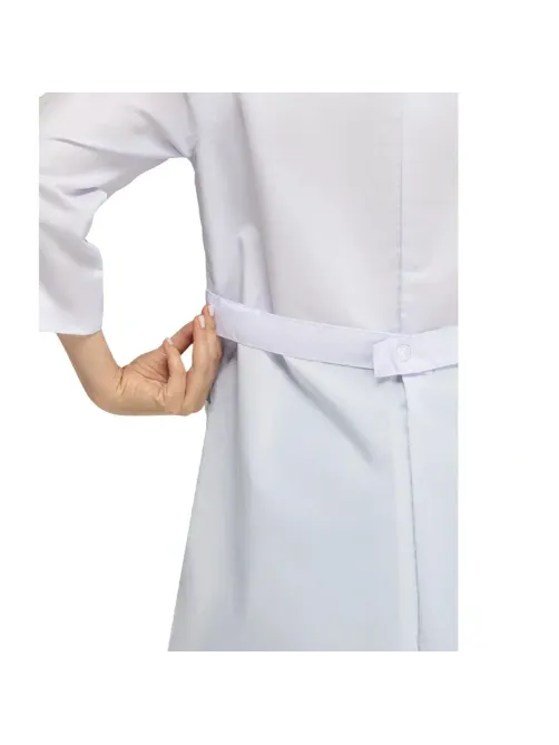 Костюм жен (куртка, бр) м01 бел/бирюз 128-132/158-164