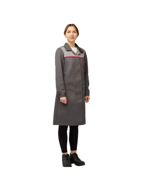 Халат жен л10 сер/св.сер/крас 104-108/158-164