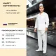 Костюм универсальный (куртка, бр) у05 ДР бел 124-132/182-188