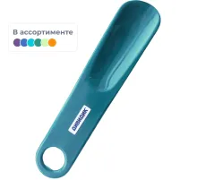 Ложка Рожок для обуви Дивидик 19см, в асс-те (белый, бирюзовый, синий)