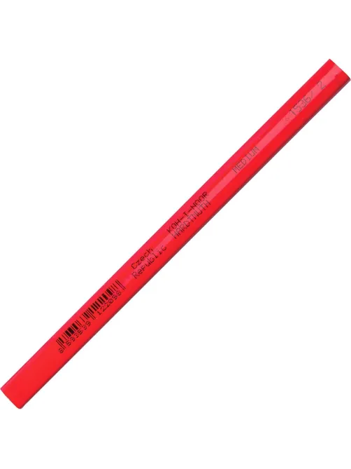 Карандаш чернографитный KOH-I-NOOR СТОЛЯРНЫЙ HB красный корп.153600200177
