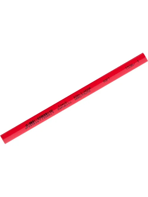 Карандаш чернографитный KOH-I-NOOR СТОЛЯРНЫЙ B красный корп. 153600100177