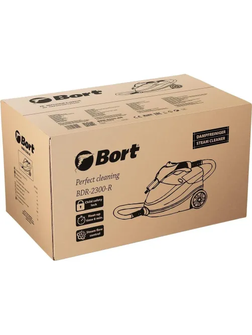 Пароочиститель Bort BDR-2300-R, 2100 Вт