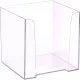 Бокс для бумаги 9х9х9 прозрачный ПЛ41
