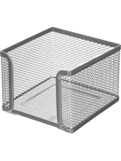 Подставка для блок-кубиков Attache 78x105x105мм серебристый LD01-499-1