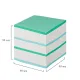 Блок для записей  на склейке 9х9х9 цветной 65-80 г