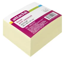 Блок для записей Attache 90x90x50 желтый 80г