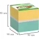 Блок для записей КОМУС запасной 9х9х9 цветной блок 80-100г