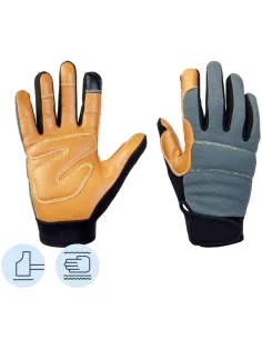 Перчатки защитные антивибрац кожаные Jeta Safety JAV06-10 р.XL