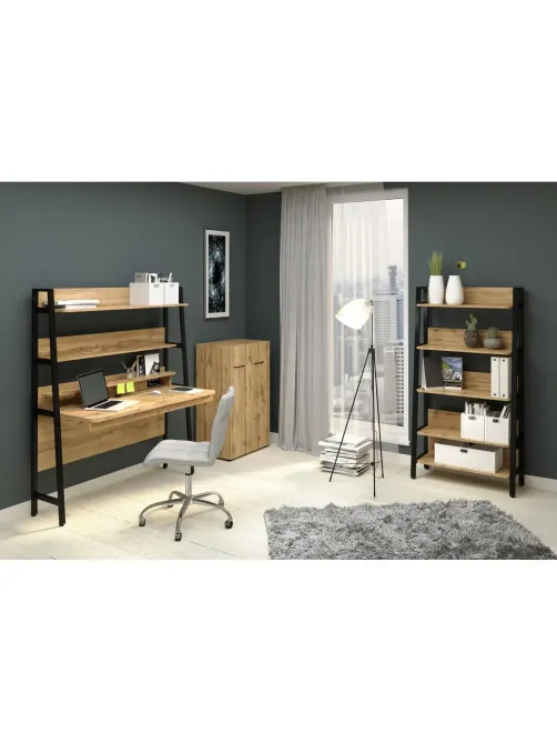 Стеллаж IN Homeoffice 844x335x1620 Дуб натуральный