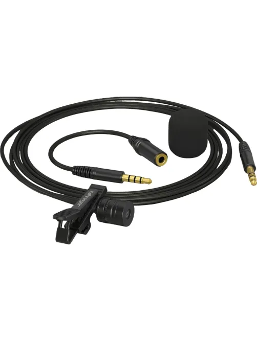 Микрофон Behringer BC Lav Go, петличн, конденс, TRS / TRRS, ветрозащ, 1,2 м