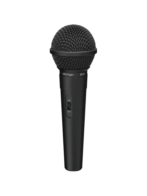 Микрофон Behringer BC110, вокальн, динамич, выключ, TS 6,3 мм, кабель 3 м