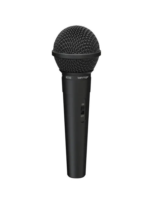 Микрофон Behringer BC110, вокальн, динамич, выключ, TS 6,3 мм, кабель 3 м