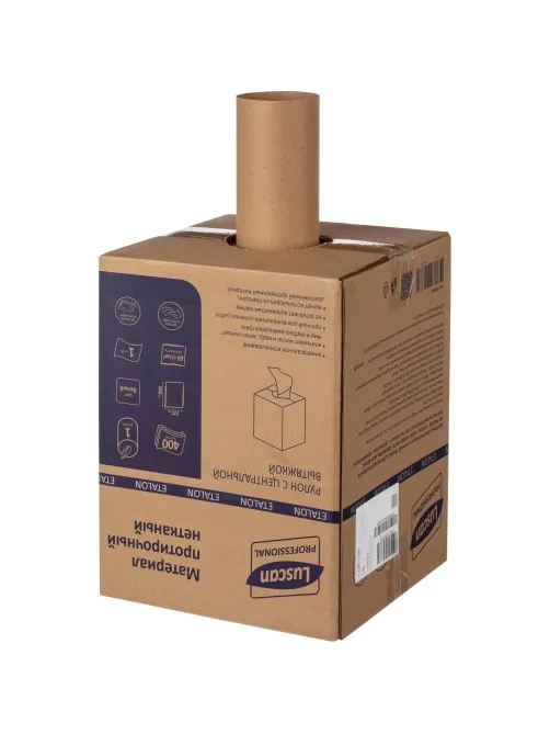 Материал протирочный нетканый Luscan Professional 60г 32х38см 400л/рул бел