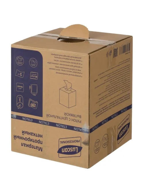 Материал протирочный нетканый Luscan Professional 80г 32х38см 280л/рул бел