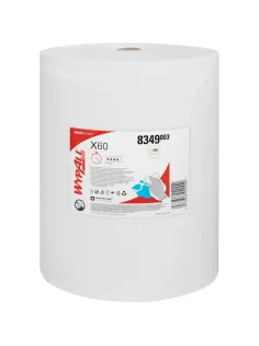 Материал протирочный нетканый рулWYPALLx X60 LR W 650s 38,5x41,5см бел 8349