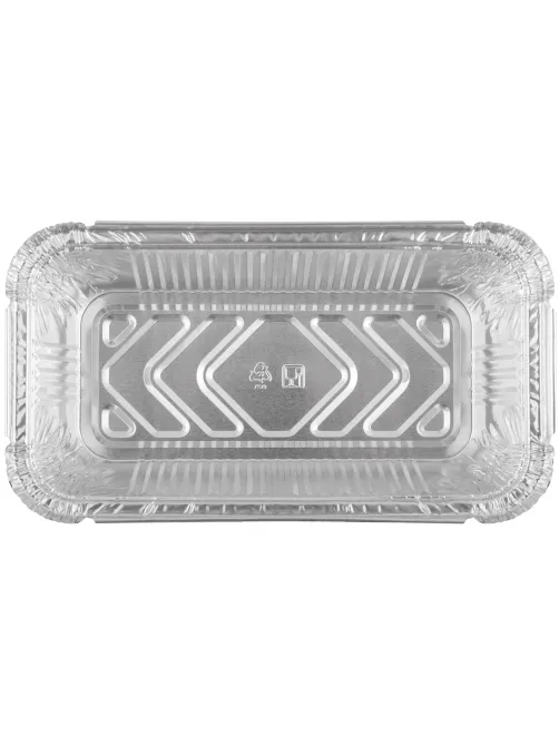 Форма алюм. прям., 650мл, 201х110х49мм (410-010), 50шт/уп