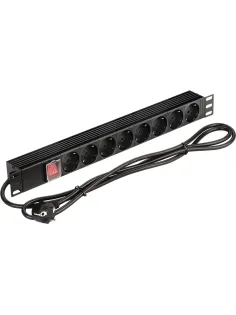Блок розеток 19 NewMax NM-PD16A-8xSH+S-2.0