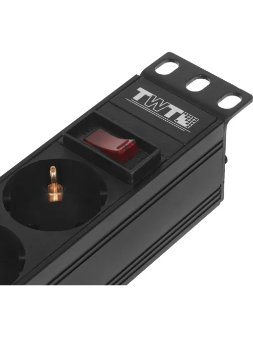 Блок розеток 10 TWT TWT-PDU10-10A4P  без шнура питания, разъем C14