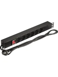 Блок розеток 19 NewMax NM-PD16A-6xSH+S-2.0