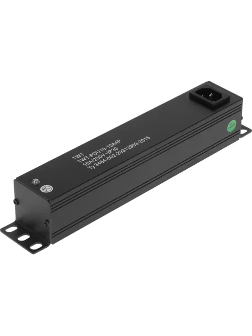 Блок розеток 10 TWT TWT-PDU10-10A4P  без шнура питания, разъем C14
