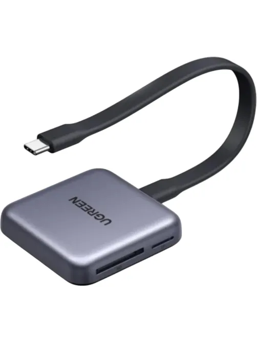 Картридер UGREEN CM898 (65095)магнитн.3в1 USB-C&1xSD Card Slot&TF сер.косм