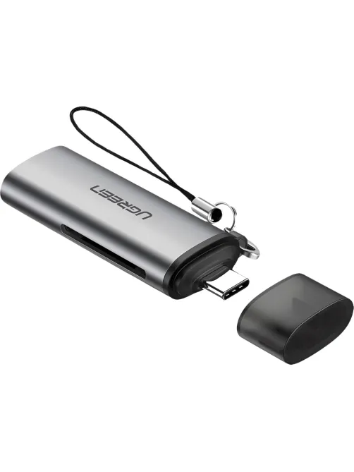 Картридер UGREEN USB-C 3.1 для карт памяти TF / SD (50704)