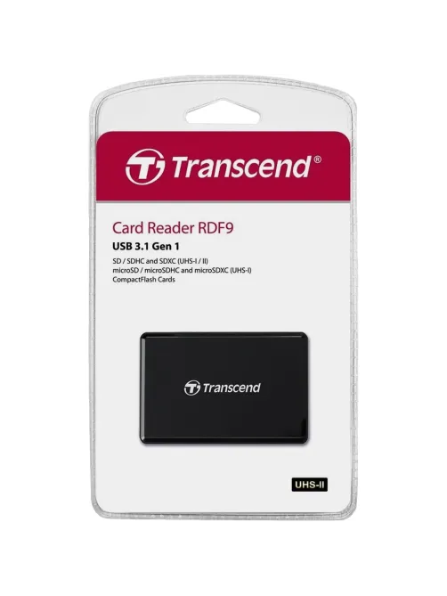 Картридер Transcend TS-RDF9K2 USB 3.1 RDF9 для карт пам. SD/microSD/CF/MSXC