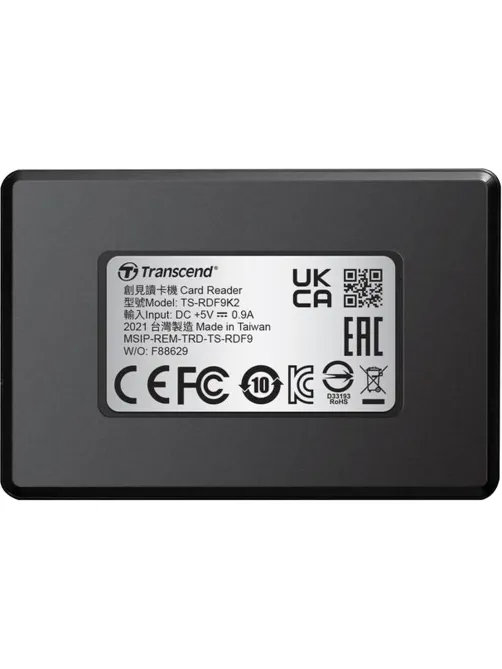 Картридер Transcend TS-RDF9K2 USB 3.1 RDF9 для карт пам. SD/microSD/CF/MSXC