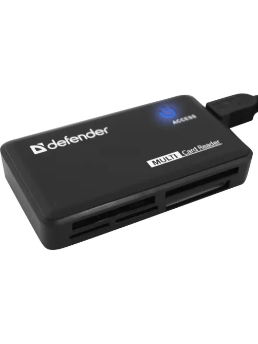 Картридер Defender Optimus USB 2.0, универс. 5 слотов (83501)
