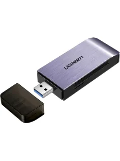 Картридер UGREEN CM180 (50541)мультифункц.USB-A 3.0 to TF/SD/CF/MS сер.косм