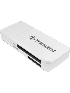 Картридер Transcend TS-RDF5W USB 3.0/3.1 RDF5 для карт пам. SD/microSD, бел
