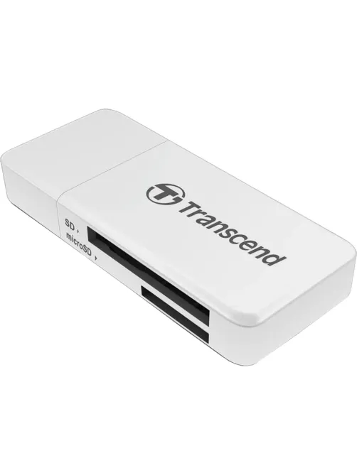 Картридер Transcend TS-RDF5W USB 3.0/3.1 RDF5 для карт пам. SD/microSD, бел