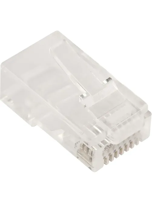 Коннектор LANMASTER LAN-EZ45-8P8C/U5E-100 универсальный, 50 микрон,100шт/уп