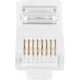 Вилка Cablexpert RJ-45 (8P8C) PLUG3UP6/5 кат.5e, 6 микр, (100 шт.), пак
