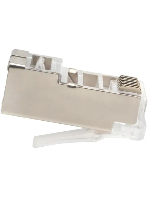 Вилка Cablexpert RJ-45 (8P8C) PLUG5SP кат5e экр, 30 микрон, (100 шт.), пак