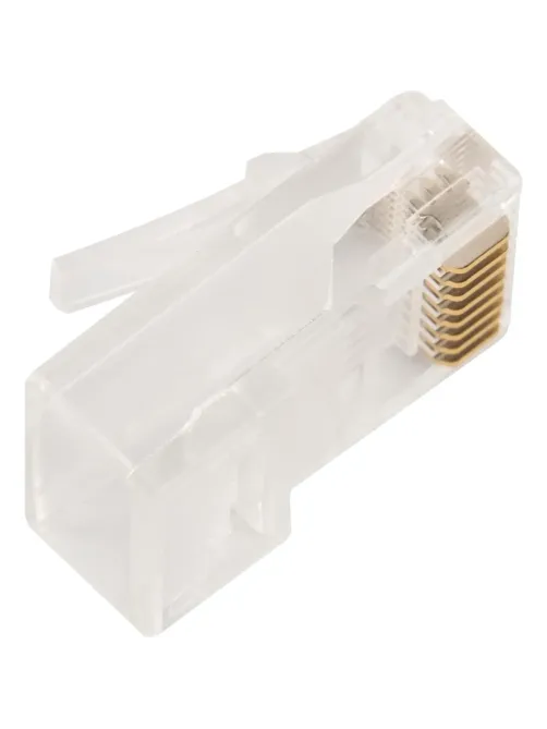 Коннектор LANMASTER LAN-EZ45-8P8C/U6-100 универсальный, 50 микрон,100шт/уп