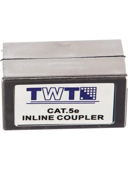 Адаптер проходной TWT TWT-CP45STP5E RJ-45, экранированный, категории 5е