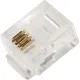 Коннектор RJ12 TWT TWT-PL12-6P4C/JR100 д/кабеля 4-ех конт 100шт/уп