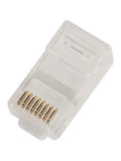 Коннектор LANMASTER LAN-EZ45-8P8C/U5E-100 универсальный, 50 микрон,100шт/уп