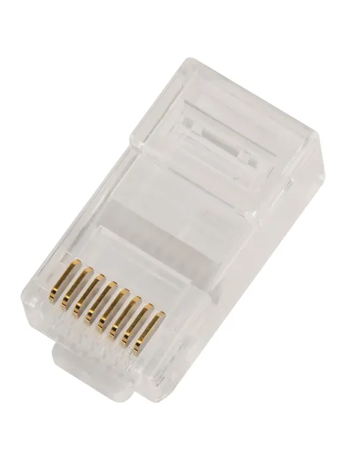 Коннектор LANMASTER LAN-EZ45-8P8C/U5E-100 универсальный, 50 микрон,100шт/уп