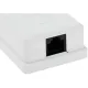 Розетка настенная TWT TWT-SM1-45-WH 1 порт RJ-45 кат. 5е, UTP, белая