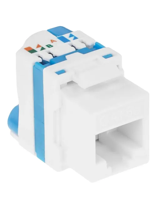 Модуль Keystone LANMASTER ToolLess LAN-TK45U5E/180-WH