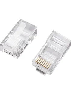 Коннектор REXANT /05-1021/ Джек RJ-45/8P8C/CAT 5e 100шт/уп