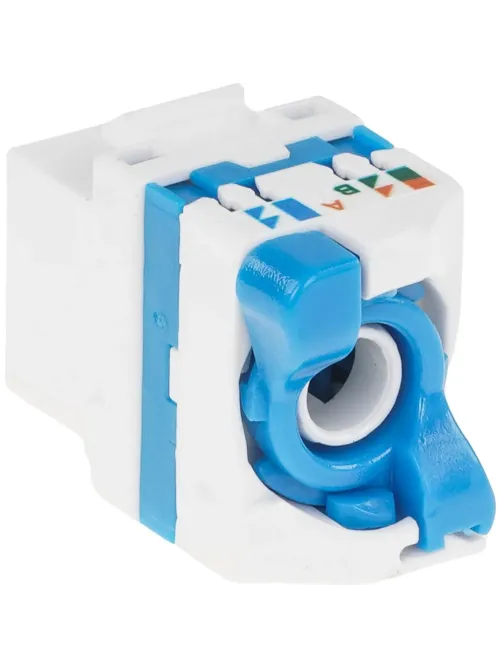 Модуль Keystone LANMASTER ToolLess LAN-TK45U5E/180-WH