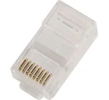 Коннектор LANMASTER LAN-EZ45-8P8C/U6-100 универсальный, 50 микрон,100шт/уп